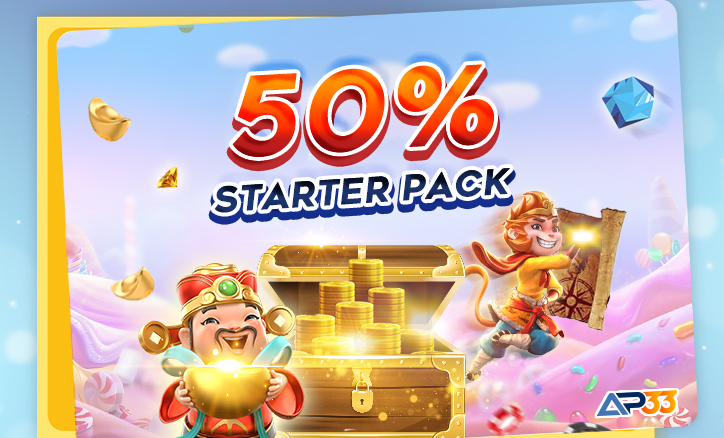 AP33 Promotion: 50% Starter Pack Bonus